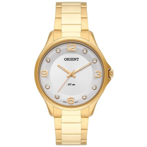 Relógio Feminino Orient FGSS0069-S2KX 36 Mm Aço Dourado