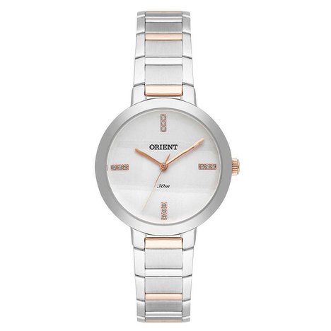 Relógio Feminino Orient Ftss0044 S1sr - Prata/Rosê