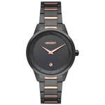 Relógio Feminino Orient FTSS1127-G1GR Fashion Bicolor Preto e Rose Gold