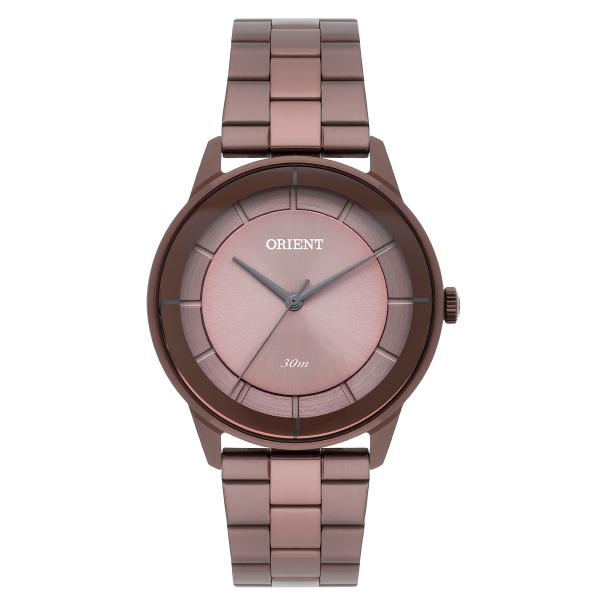 Relogio Feminino Orient Marrom Fmss0002