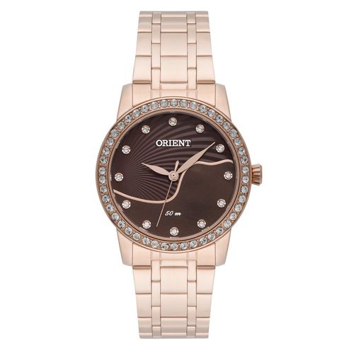 Relogio Feminino Orient Marron Frss0018-m1rx