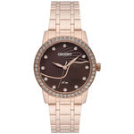 Relógio Feminino Orient Rosê Aço Inoxidável Wr Frss0018 M1rx