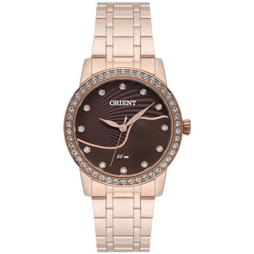 Relógio Feminino Orient Rosê Aço Inoxidável Wr Frss0018 M1rx