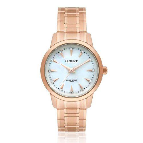 Relógio Feminino Orient Swarovski FRSS0028 B1RX Rose