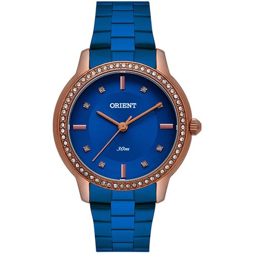Relógio Feminino Orient Swarovski Ftss0081 D1dx Azul