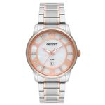 Relógio Feminino Orient Swarovski Ftss1111 B3sr Aço Misto