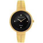 Relógio Feminino Phillip Kollin Ibiza Zw28067u Diamond Gold Black