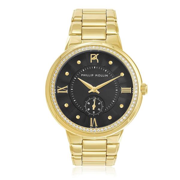 Relógio Feminino Phillip Kollin St. Maarten ZY28172U Gold Black