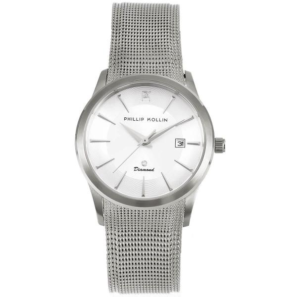 Relógio Feminino Phillip Kollin St Marteen ZW28058Q Diamond Silver White