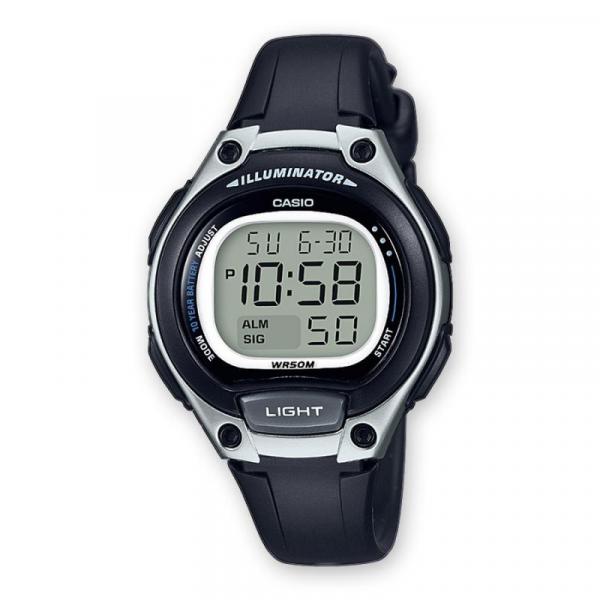 Relogio Feminino Preto Casio Digital Esportivo LW-203-1AVDF