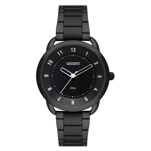 Relogio Feminino Preto Orient Todos os Números Fpss0005 G2