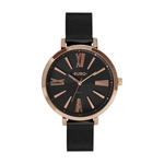 Relogio Feminino Pulseira Esteira Preto Euro Eu2036ypt/5p