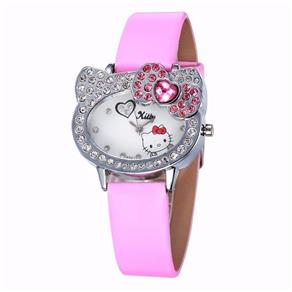 Relógio Feminino Pulso Hello Kitty Ceasuri Enfant Luxo