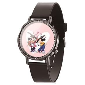 Relógio Feminino Pulso Preto Mickey Mouse Minnie Disney 14