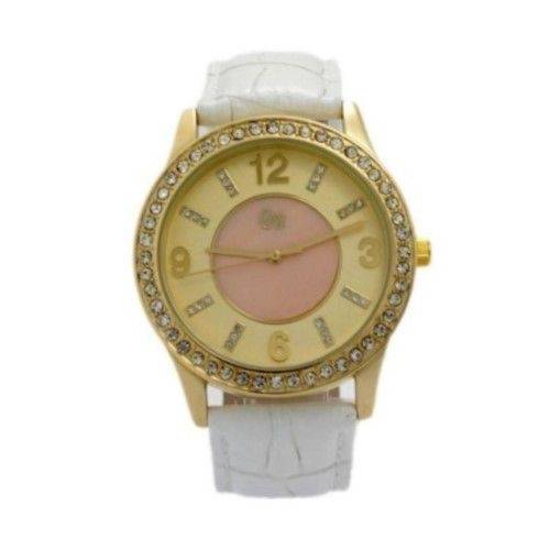 Relógio Feminino Quartzo Gw180043 Pulseira de Couro Genuíno