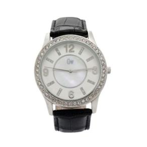 Relógio Feminino Quartzo Gw180043 Pulseira de Couro Genuíno -