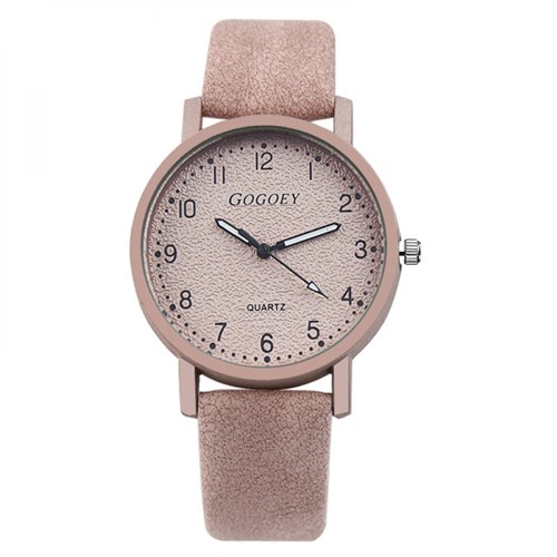 Relógio Feminino Quartzo Moda Pulso de Luxo Rose Gogoey