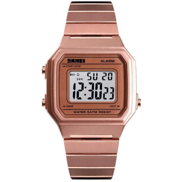 Relógio Feminino Retrô Skmei 1377 - Rosa