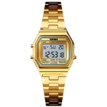 Relógio Feminino Retrô Vintage Skmei 1415 - Dourado