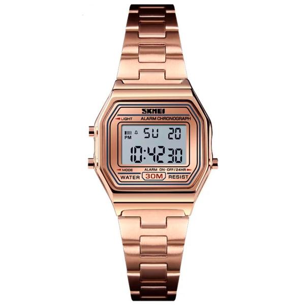 Relógio Feminino Retrô Vintage Skmei 1415 - Rosa