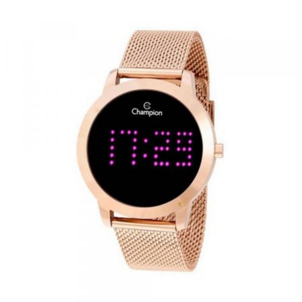 Relogio Feminino Rose Champion Digital Led Roxo CH40017H