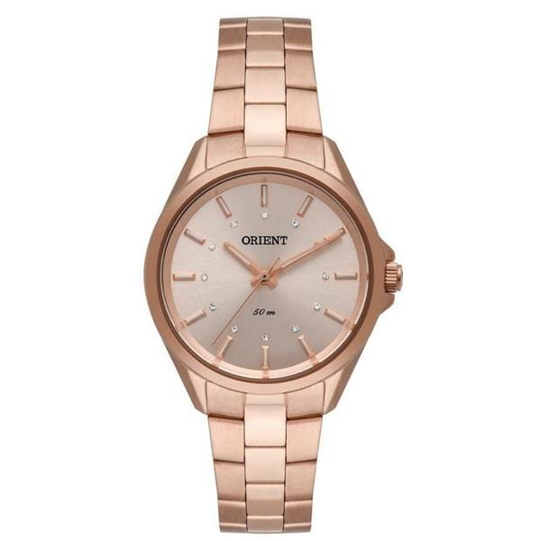 Relogio Feminino Rose Com Pedras sem Numero Orient Original