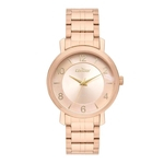 Relogio Feminino Rose Gold Condor Original+Nf Prova D'Água