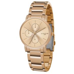 Relogio Feminino Rose Gold Lince Multifunção LMR4568L R1RX