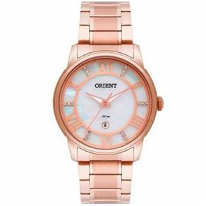 Relogio Feminino Rose Gold Orient com Fundo Madreperola Frsc