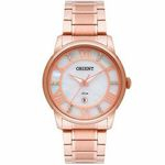 Relogio Feminino Rose Gold Orient Com Fundo Madreperola Frsc