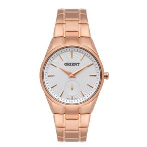 Relogio Feminino Rose Gold Orient Pedras Swarovski FRSS0044