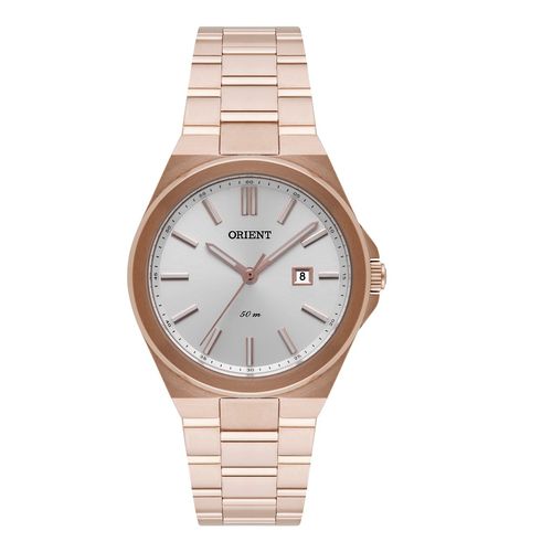 Relogio Feminino Rose Gold Orient Pequeno com Data Frss1035