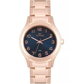 Relogio Feminino Rose Gold Technos com Numeros