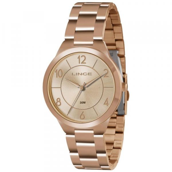 Relogio Feminino Rose Lince com Numeros LRR4438L