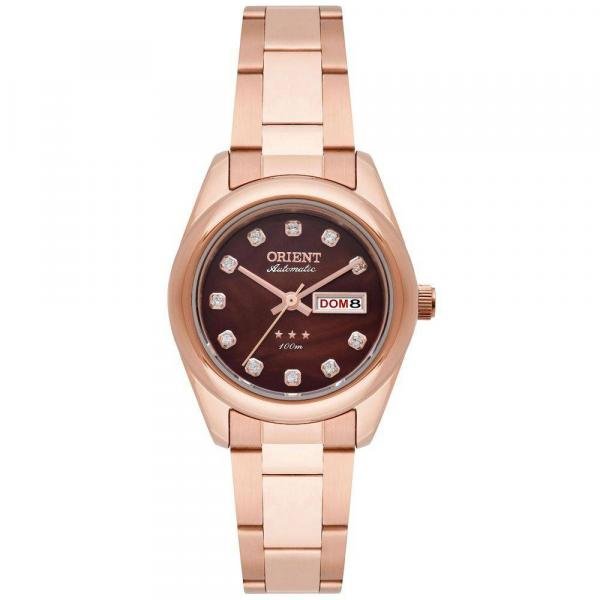 Relogio Feminino Rose Orient Pequeno Automático com Data