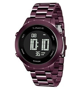 Relógio Feminino Roxo Lince Sdph083L Pxux