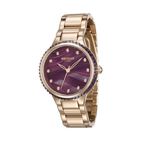 Relógio Feminino Seculus 13018LPSVDS1 Dourado