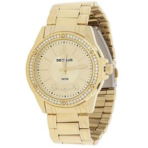 Relógio Feminino Seculus 5ATM Dourado 22047