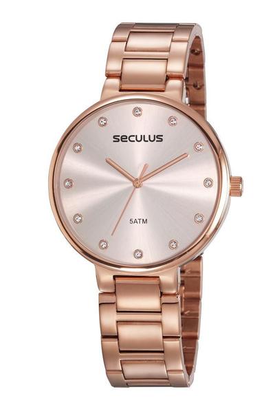 Relógio Feminino Seculus 23688LPSVRS4 40mm Aço Rosé