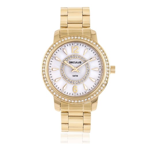 Relógio Feminino Seculus Analógico 28845Lpsvds1 Dourado