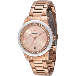 Relógio Feminino Seculus Analógico Fashion 23363LPSPRS2