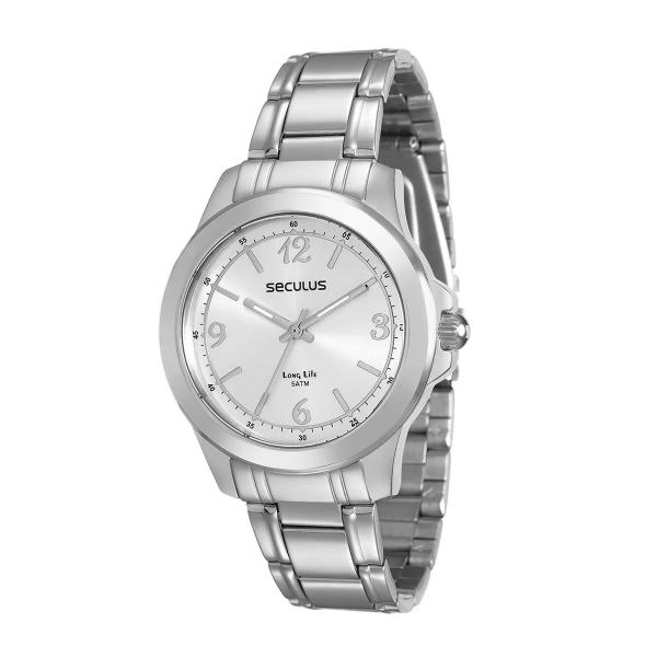 Relógio Feminino Seculus Pulseira de Aço 28682L0SVNA1