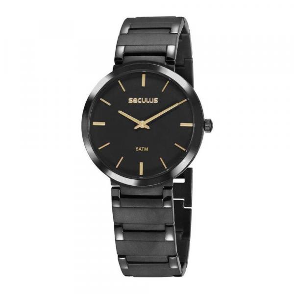 Relógio Feminino Seculus Slim 24214GPSVPA4 - Preto