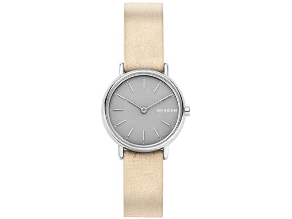 Relógio Feminino Skagen Analógico Grafite - Signatur SKW2696/0TN Bege