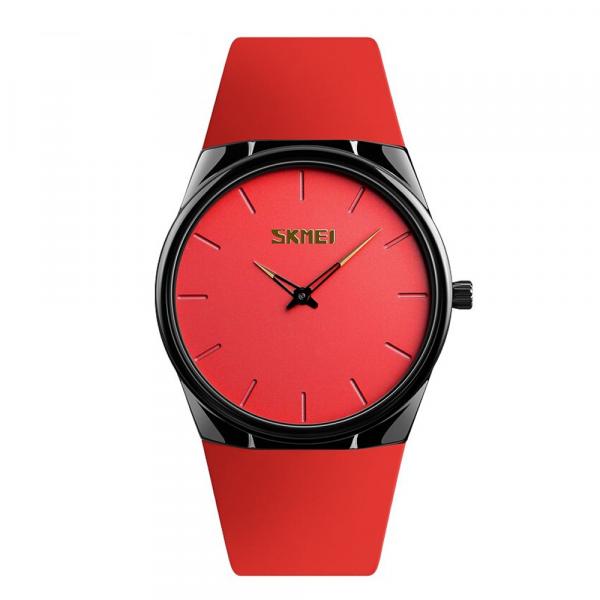 Relógio Feminino Skmei Analógico 1601S - Vermelho e Preto