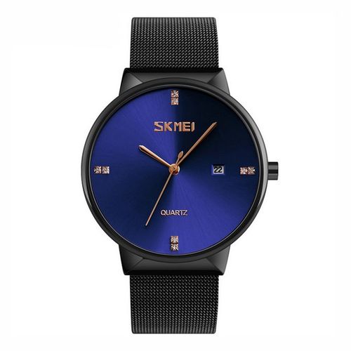 Relógio Feminino Skmei Analógico 9164 Preto e Azul