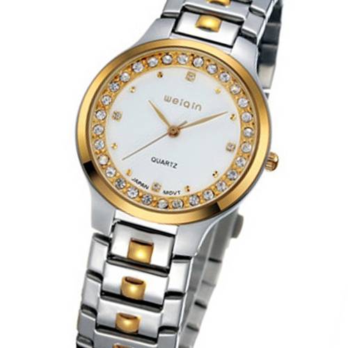 Relogio Feminino Skone Analogico Casual Gold W4147g