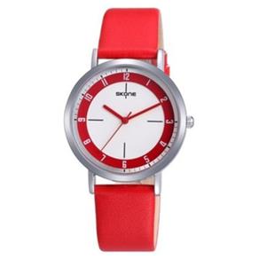 Relógio Feminino Skone Analógico Casual Vermelho 9340