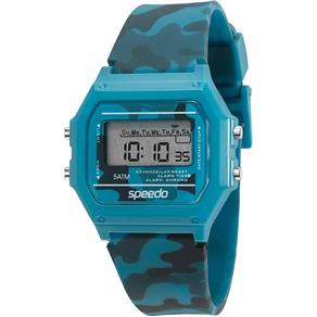 Relógio Feminino Speedo 65060L0EVNP6 Digital Azul Camuflado