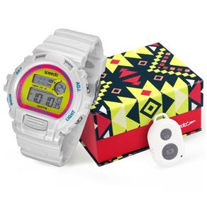 Relógio Feminino Speedo Digital Kit 65083L0EVNP5K2 Branca